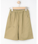 【100-150cm】ステッチ配色6分丈パンツ