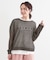 【S-LL/2点セット】前後2WAYで着られるメッシュニット＋ロゴTシャツ