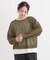 【S-LL/2点セット】前後2WAYで着られるメッシュニット＋ロゴTシャツ