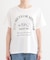 【S-LL/2点セット】前後2WAYで着られるメッシュニット＋ロゴTシャツ