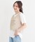 【2点セット】メッシュニットベスト×ロゴTシャツセット