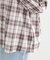 【S-LL】チェック柄シャーリングシャツ