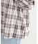 【S-LL】チェック柄シャーリングシャツ