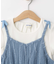 【100-150cm/2点セット】ポコポコの表面感が魅力 楊柳キャミチュニック＋Tシャツ