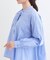【洗える/体型カバー】フレアリボンブラウス