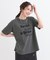 【S-LL】大人のきれいめカジュアルに フロッキーロゴTシャツ