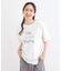 【S-LL】大人のきれいめカジュアルに フロッキーロゴTシャツ