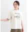 【S-LL】大人のきれいめカジュアルに フロッキーロゴTシャツ