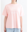 【S-LL】大人のきれいめカジュアルに フロッキーロゴTシャツ