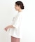 胸シャーリング ロゴTシャツ