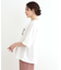 胸シャーリング ロゴTシャツ