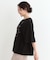 胸シャーリング ロゴTシャツ