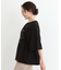 胸シャーリング ロゴTシャツ
