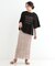 胸シャーリング ロゴTシャツ