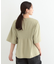 胸シャーリング ロゴTシャツ