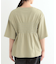 胸シャーリング ロゴTシャツ