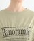 胸シャーリング ロゴTシャツ