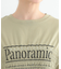 胸シャーリング ロゴTシャツ