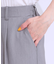 【S-LL/ひんやり】大人のきれいめスタイルに センタープレスワイドパンツ