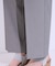 【S-LL/ひんやり】大人のきれいめスタイルに センタープレスワイドパンツ