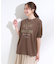 【S-LL/ひんやり/UV】こなれ感あるぷっくりラメ デザインロゴTシャツ