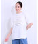 【S-LL/ひんやり/UV】こなれ感あるぷっくりラメ デザインロゴTシャツ