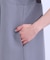 【S-LL/肩紐調整可能】Iラインシルエットですっきりと タック切替ジャンドレ
