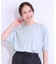 【ひんやり/UV】ほんのりラメで大人上品 お袖リブ ドルマントップス