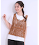 【S-LL/2点セット】大人カジュアルに レースビスチェ+プリントTシャツ