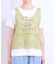 【S-LL/2点セット】大人カジュアルに レースビスチェ+プリントTシャツ