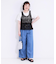 【S-LL/2点セット】大人カジュアルに レースビスチェ+プリントTシャツ