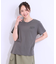【S-LL/2点セット】ラメニットキャミ＆ロゴTシャツ