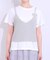 【S-LL/2点セット】ラメニットキャミ＆ロゴTシャツ