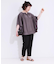 【洗える/ひんやり】涼しく体型カバー お袖フレア ドレープブラウス