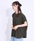 【洗える】ぽこぽこフレンチスリーブTシャツ