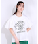 【洗える/S-LL】プリントアソート お袖フリルTシャツ