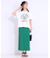 【洗える/S-LL】プリントアソート お袖フリルTシャツ