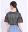 【洗える/S-LL】プリントアソート お袖フリルTシャツ