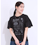 【洗える/S-LL】プリントアソート お袖フリルTシャツ