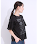 【洗える/S-LL】プリントアソート お袖フリルTシャツ