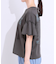 【洗える/S-LL】プリントアソート お袖フリルTシャツ