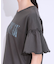 【洗える/S-LL】プリントアソート お袖フリルTシャツ