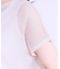 【S-LL/2点セット】程よいラメが上品 透かしニット＋タンクトップ
