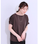【S-LL/ひんやり/UV/プチプラ】お袖タックで好印象 デザインTシャツ