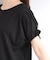 【S-LL/UV/プチプラ】お袖タックで好印象 デザインTシャツ