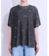 【洗える/S-LL】ゆるっとこなれ見え 総柄プリント シアーTシャツ