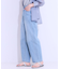【S-LL】大人のこなれ見えスタイルに カーブデニムパンツ