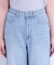 【S-LL】大人のこなれ見えスタイルに カーブデニムパンツ