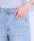 【S-LL】大人のこなれ見えスタイルに カーブデニムパンツ