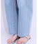 【S-LL】大人のこなれ見えスタイルに カーブデニムパンツ